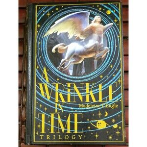 A Wrinkle In Time Trilogy by Madeleine L'Engle Barnes & Noble Leather Bound Ed.